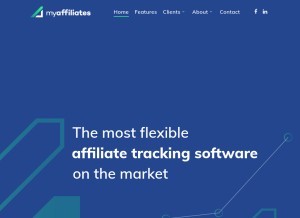 How myaffiliates.com looks like on a tablet such as an iPad.