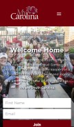How mycarolina.org looks like on a mobile device such as an iPhone.
