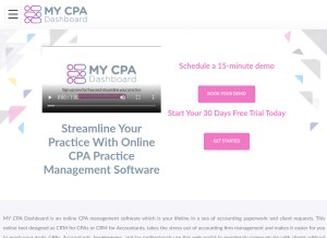 How mycpadashboard.com looks like on a tablet such as an iPad.