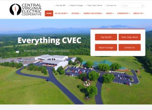 How mycvec.com looks like on a tablet such as an iPad.