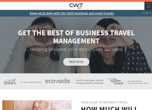 How mycwt.com looks like on a tablet such as an iPad.
