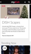 How mydish.com looks like on a mobile device such as an iPhone.
