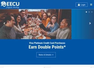 How myeecu.org looks like on a tablet such as an iPad.