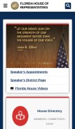 How myfloridahouse.gov looks like on a mobile device such as an iPhone.