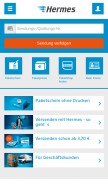 How myhermes.de looks like on a mobile device such as an iPhone.