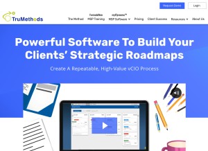 How myitprocess.com looks like on a tablet such as an iPad.