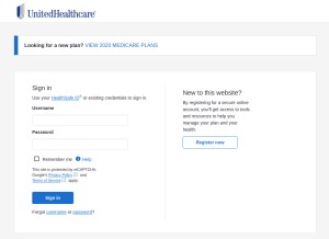 How mymedicareaccount.com looks like on a tablet such as an iPad.