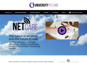 How mynet.care looks like on a tablet such as an iPad.