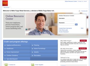 How myonlineresourcecenter.com looks like on a tablet such as an iPad.