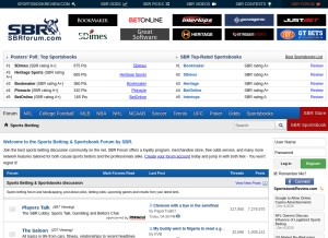How mysbrforum.com looks like on a tablet such as an iPad.