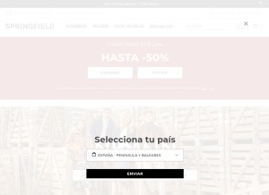 How myspringfield.com looks like on a tablet such as an iPad.