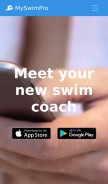 How myswimpro.com looks like on a mobile device such as an iPhone.