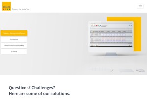 How mytm5.com looks like on a tablet such as an iPad.