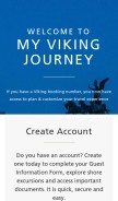 How myvikingjourney.com looks like on a mobile device such as an iPhone.