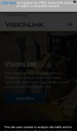 How myvisionlink.com looks like on a mobile device such as an iPhone.