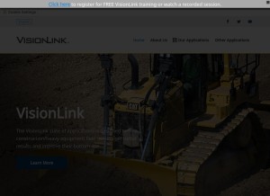 How myvisionlink.com looks like on a tablet such as an iPad.