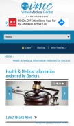 How myvmc.com looks like on a mobile device such as an iPhone.