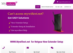 How mywifeixt.net looks like on a tablet such as an iPad.