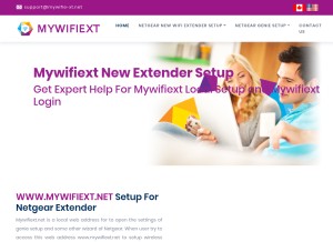 How mywifie-xt.net looks like on a tablet such as an iPad.