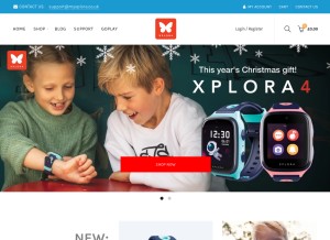 How myxplora.com looks like on a tablet such as an iPad.