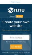 How n.nu looks like on a mobile device such as an iPhone.