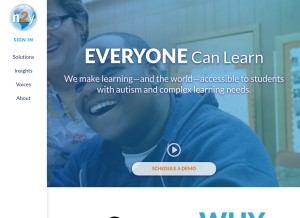How n2y.com looks like on a tablet such as an iPad.