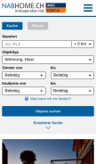 How nabhome.ch looks like on a mobile device such as an iPhone.