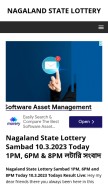 How nagalandstatelotterysambad.com looks like on a mobile device such as an iPhone.
