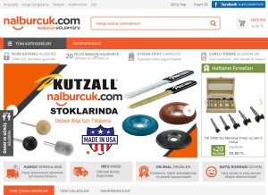 How nalburcuk.com looks like on a tablet such as an iPad.