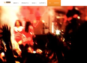 How nanocosmos.de looks like on a tablet such as an iPad.