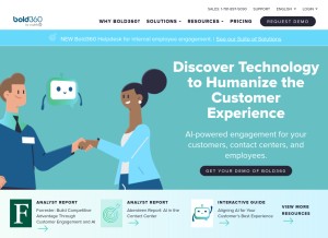 How nanorep.com looks like on a tablet such as an iPad.