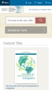 How nap.edu looks like on a mobile device such as an iPhone.