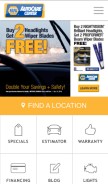 How napaautocare.com looks like on a mobile device such as an iPhone.