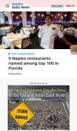How naplesnews.com looks like on a mobile device such as an iPhone.