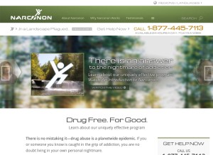 How narconon.org looks like on a tablet such as an iPad.