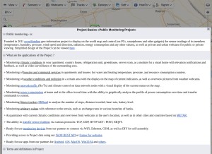 How narodmon.ru looks like on a tablet such as an iPad.