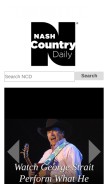 How nashcountrydaily.com looks like on a mobile device such as an iPhone.