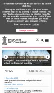 How nationalbanken.dk looks like on a mobile device such as an iPhone.