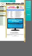 How nationalchamps.net looks like on a mobile device such as an iPhone.