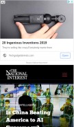 How nationalinterest.org looks like on a mobile device such as an iPhone.
