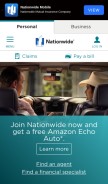 How nationwide.com looks like on a mobile device such as an iPhone.