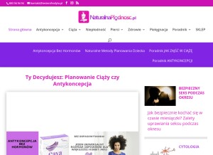 How naturalna-plodnosc.pl looks like on a tablet such as an iPad.