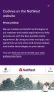 How natwest.com looks like on a mobile device such as an iPhone.