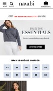 How navabi.de looks like on a mobile device such as an iPhone.
