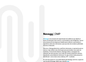 How navdmp.com looks like on a tablet such as an iPad.