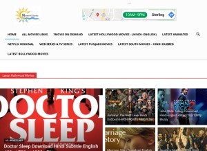 How naveenkiduniya.com looks like on a tablet such as an iPad.