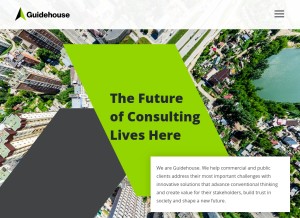 How navigant.com looks like on a tablet such as an iPad.