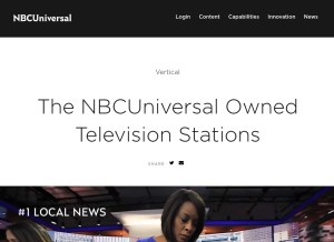 How nbclocalmedia.com looks like on a tablet such as an iPad.