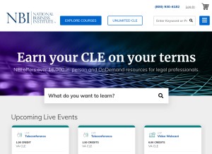 How nbi-sems.com looks like on a tablet such as an iPad.