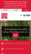 How nbm.org looks like on a mobile device such as an iPhone.